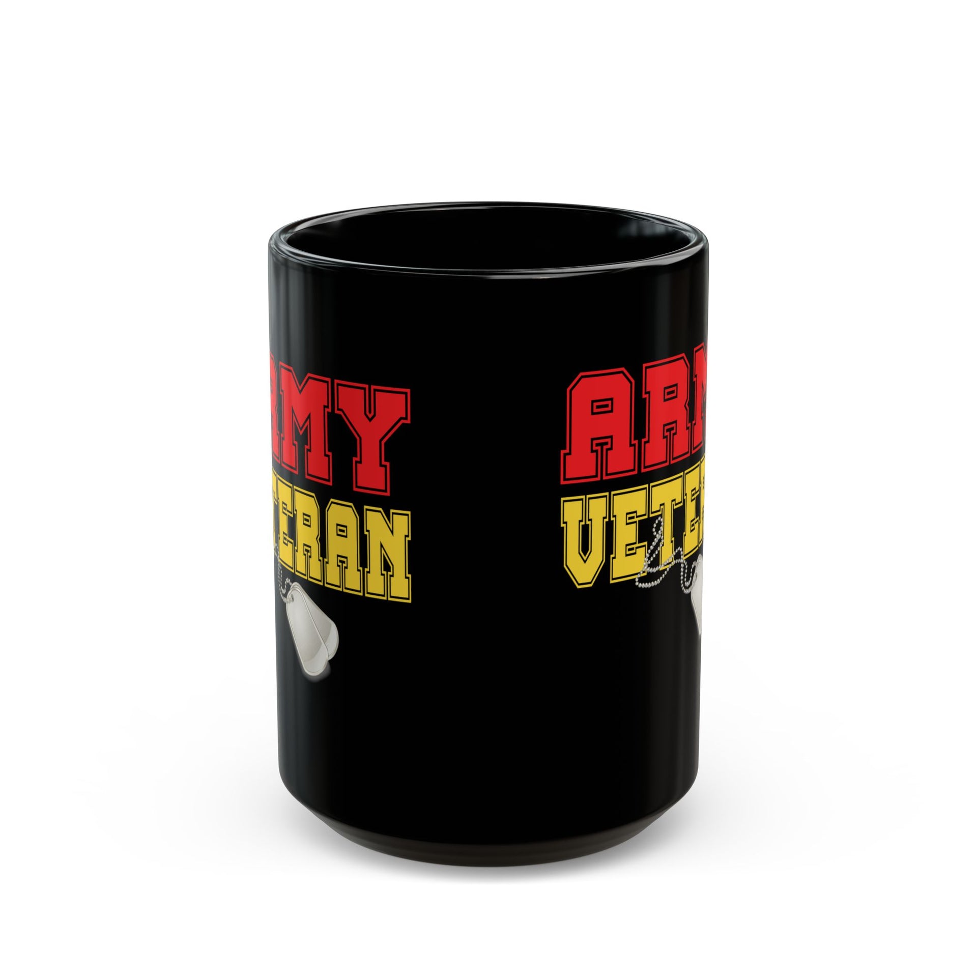 Army Veteran Black Mug - Celebrate Service & Sacrifice