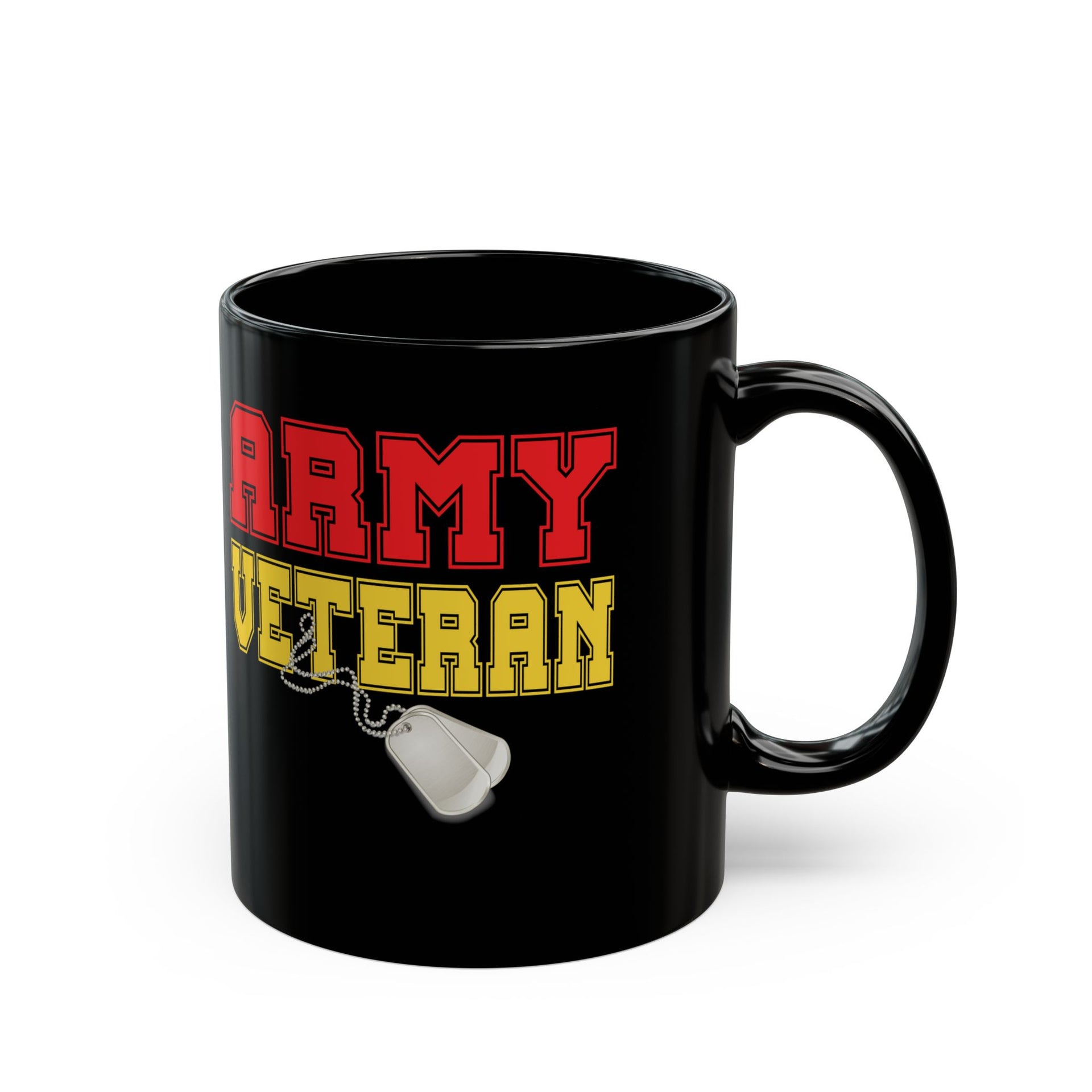 Army Veteran Black Mug - Celebrate Service & Sacrifice