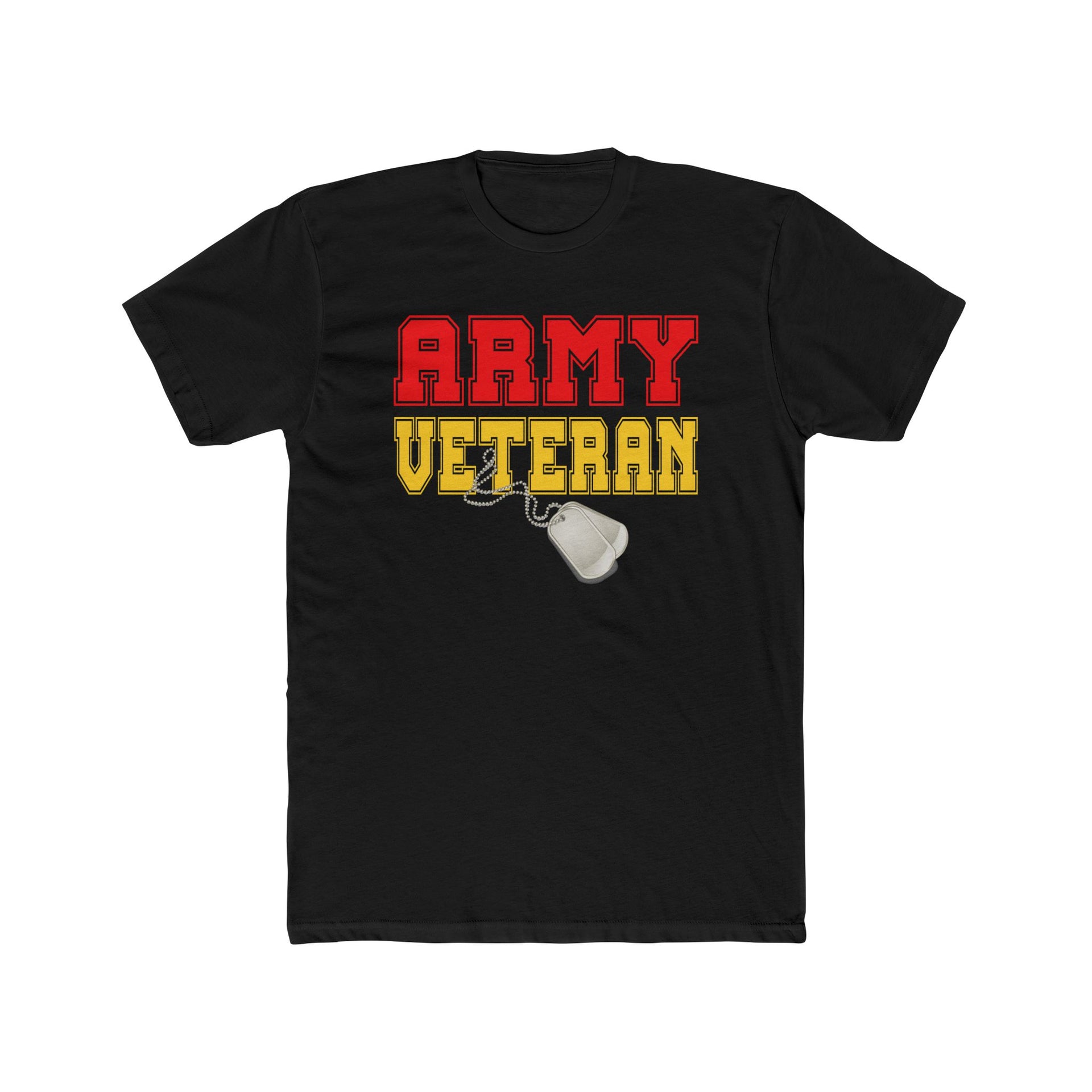 Military Pride T Shirt T-Shirt Army Veteran Unisex Cotton Crew Tee